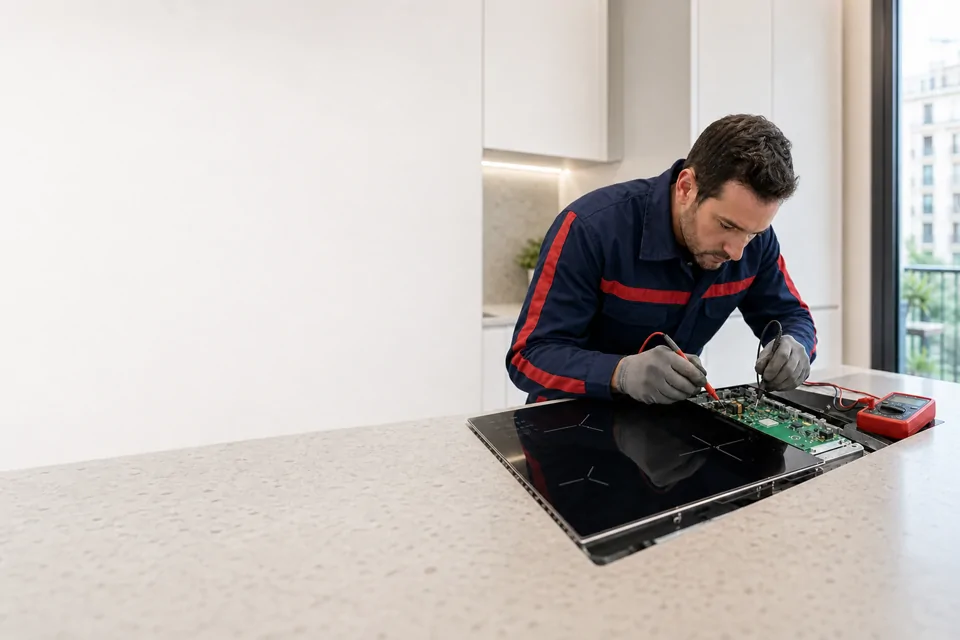 Errores comunes en Placas Inducción Bosch. Imagen de referencia para equipos Bosch en Barcelona